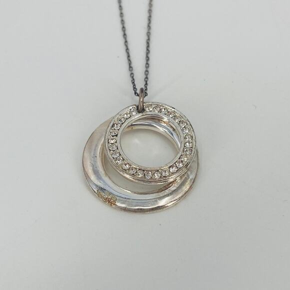 Double Circle Necklace - Picture 2 of 5